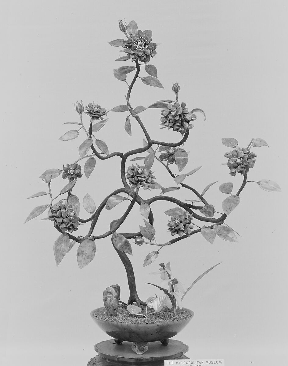 Bush, Jade (nephrite), China