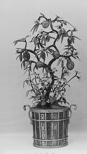 Pot with Flowering Plant