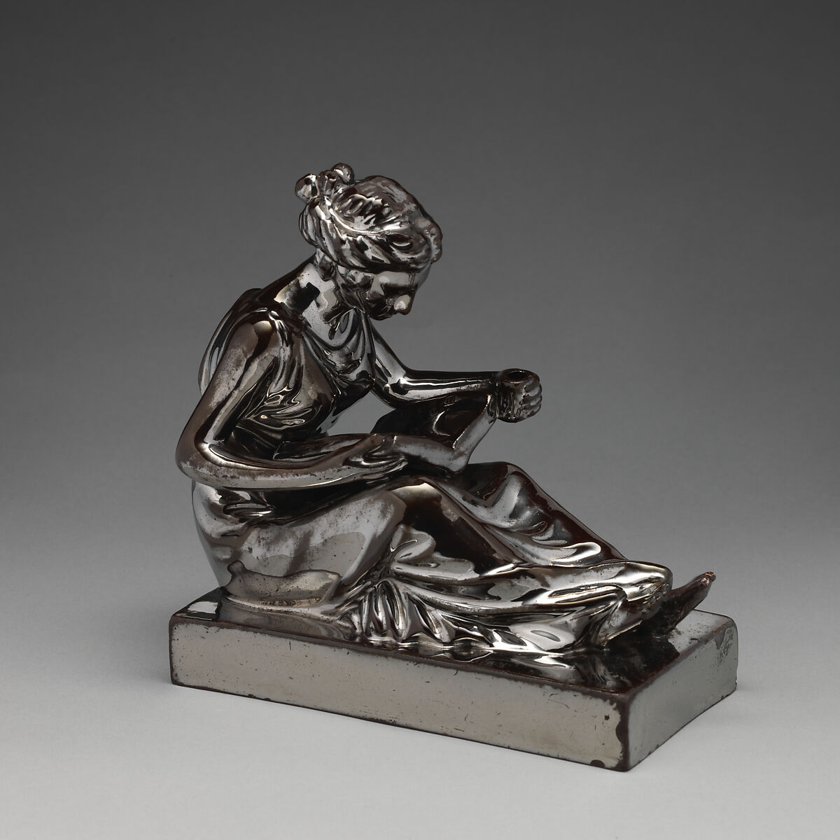 Bookend, Earthenware, lusterware, British (American market)