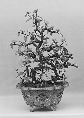 Pot with Flowering Plant
