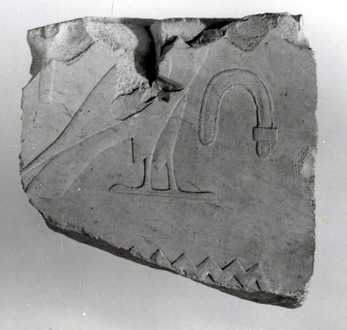 Relief fragment, tomb of Meketre, Limestone, paint 