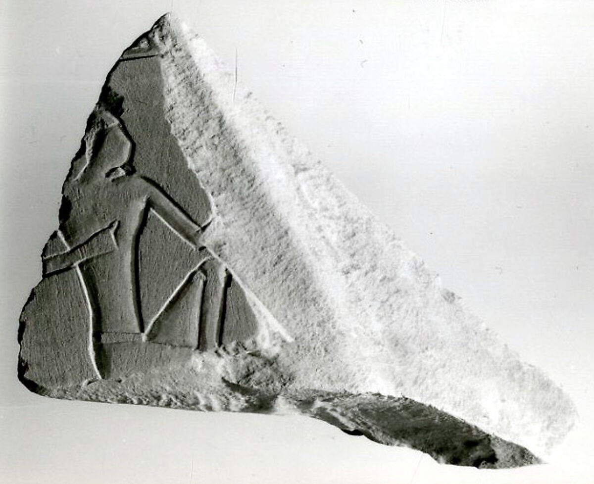 Relief fragment, tomb of Meketre, Limestone, paint 
