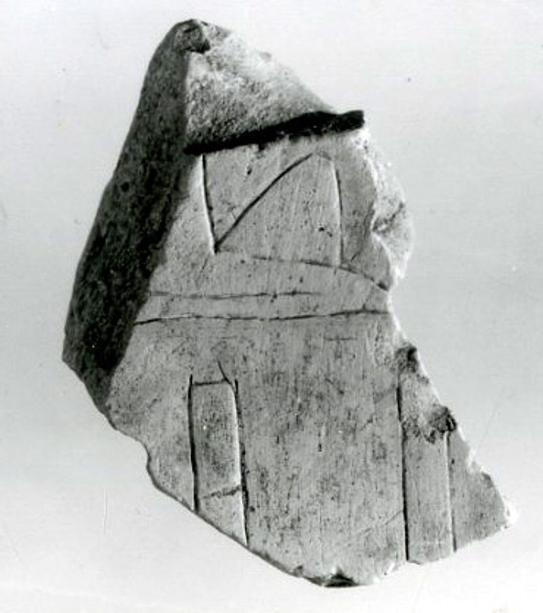 Relief fragment, Meketre, Limestone, paint 