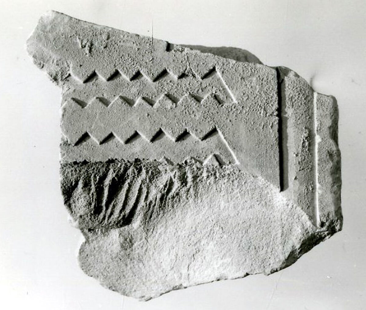 Relief fragment, tomb of Meketre, Limestone, paint 