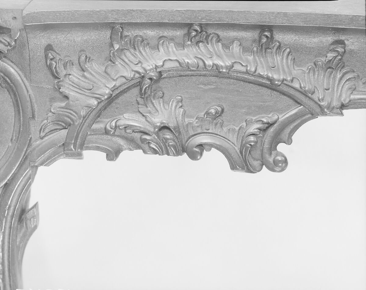 Slab table, Mahogany, black walnut, yellow pine; marble, American