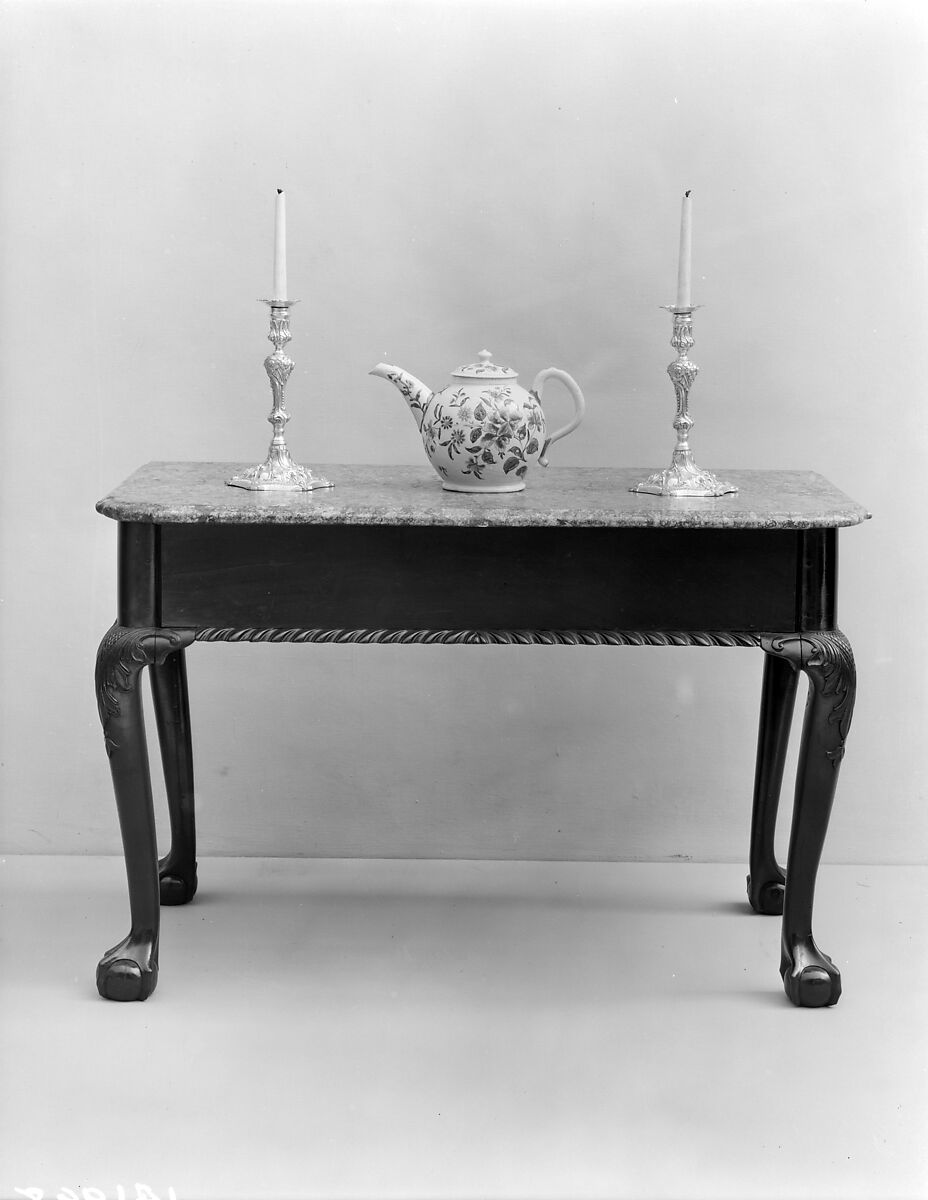 Pier Table, Mahogany, cherry, sweet gum, white pine, American