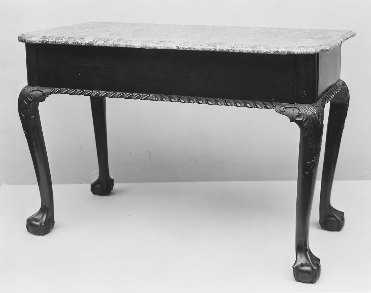 Pier Table, Mahogany, cherry, sweet gum, white pine, American