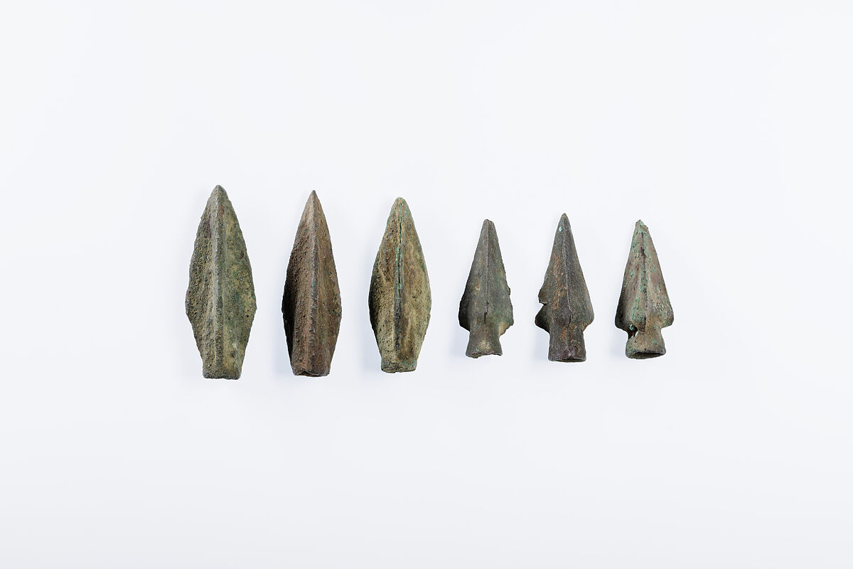 Arrow point, Apries, Bronze or copper alloy