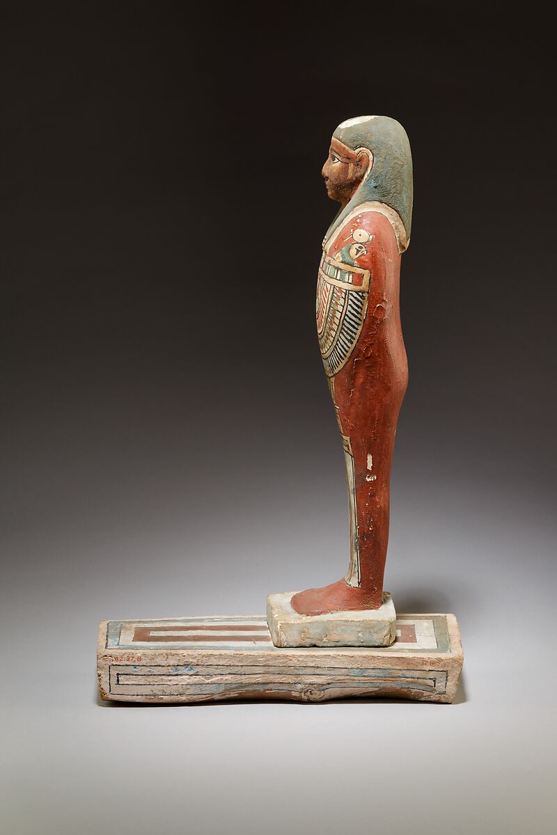 Funerary Figure of Imseti, Plastered and painted wood