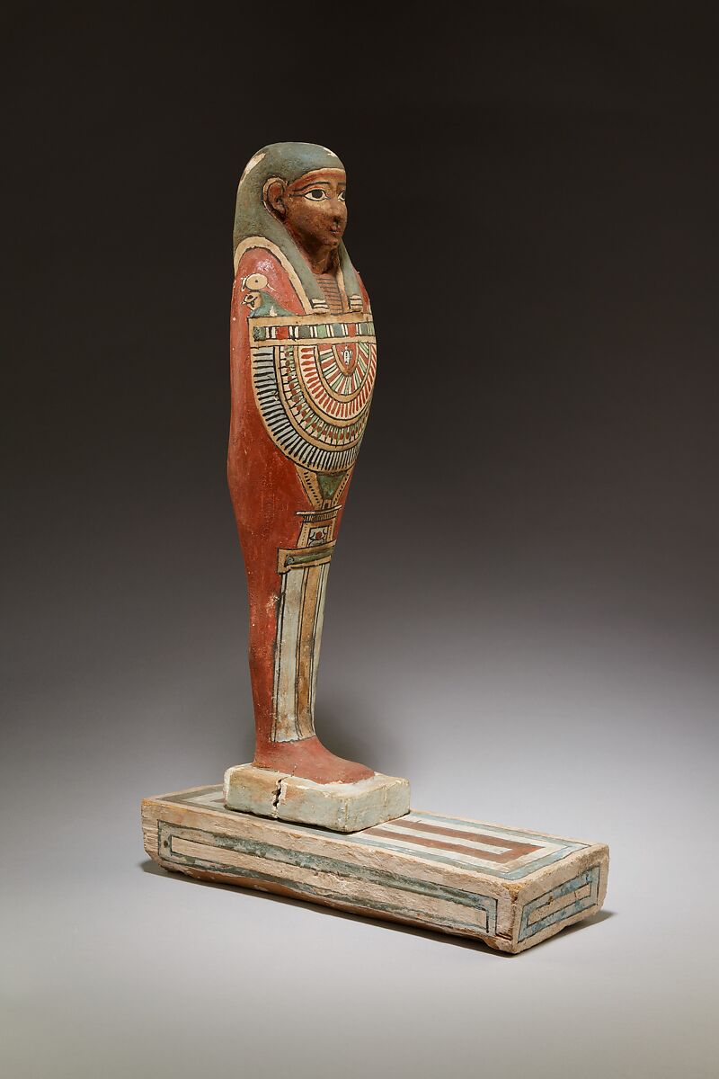 Funerary Figure of Imseti, Plastered and painted wood