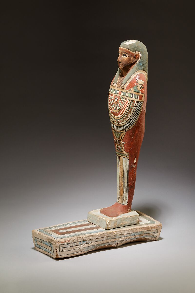 Funerary Figure of Imseti, Plastered and painted wood