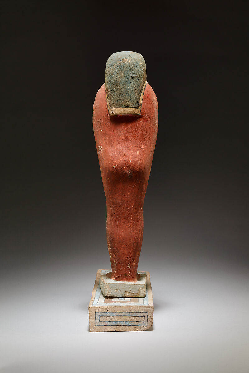Funerary Figure of Qebehsenuef, Plastered and painted wood