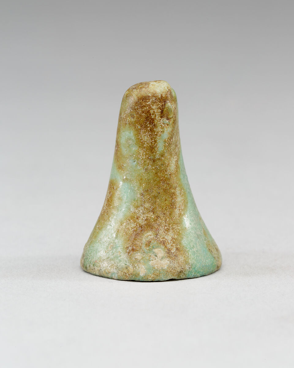 Conical Game Piece, Faience