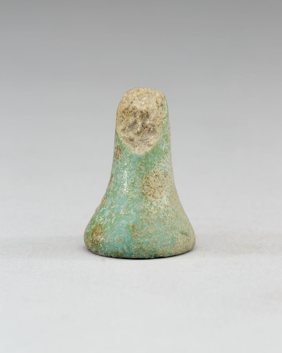 Conical Game Piece, Faience