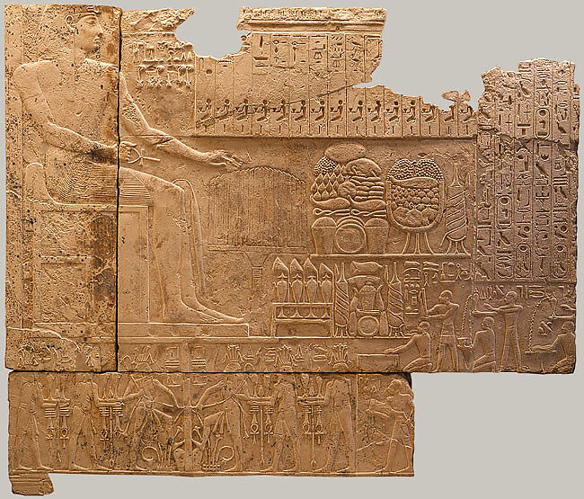 Relief from the North Wall of a Chapel of Ramesses I, Limestone