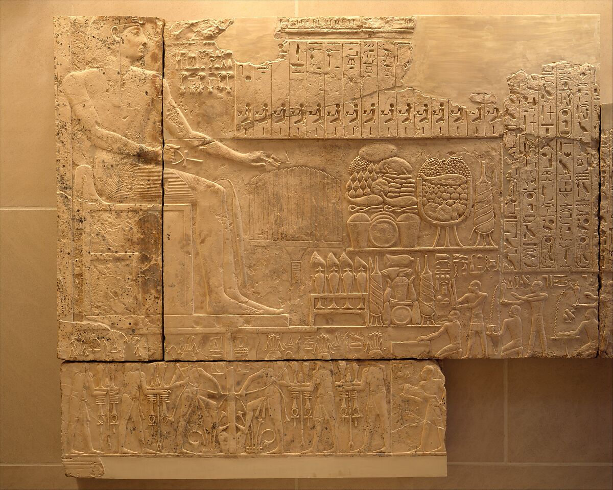 Relief from the North Wall of a Chapel of Ramesses I, Limestone 