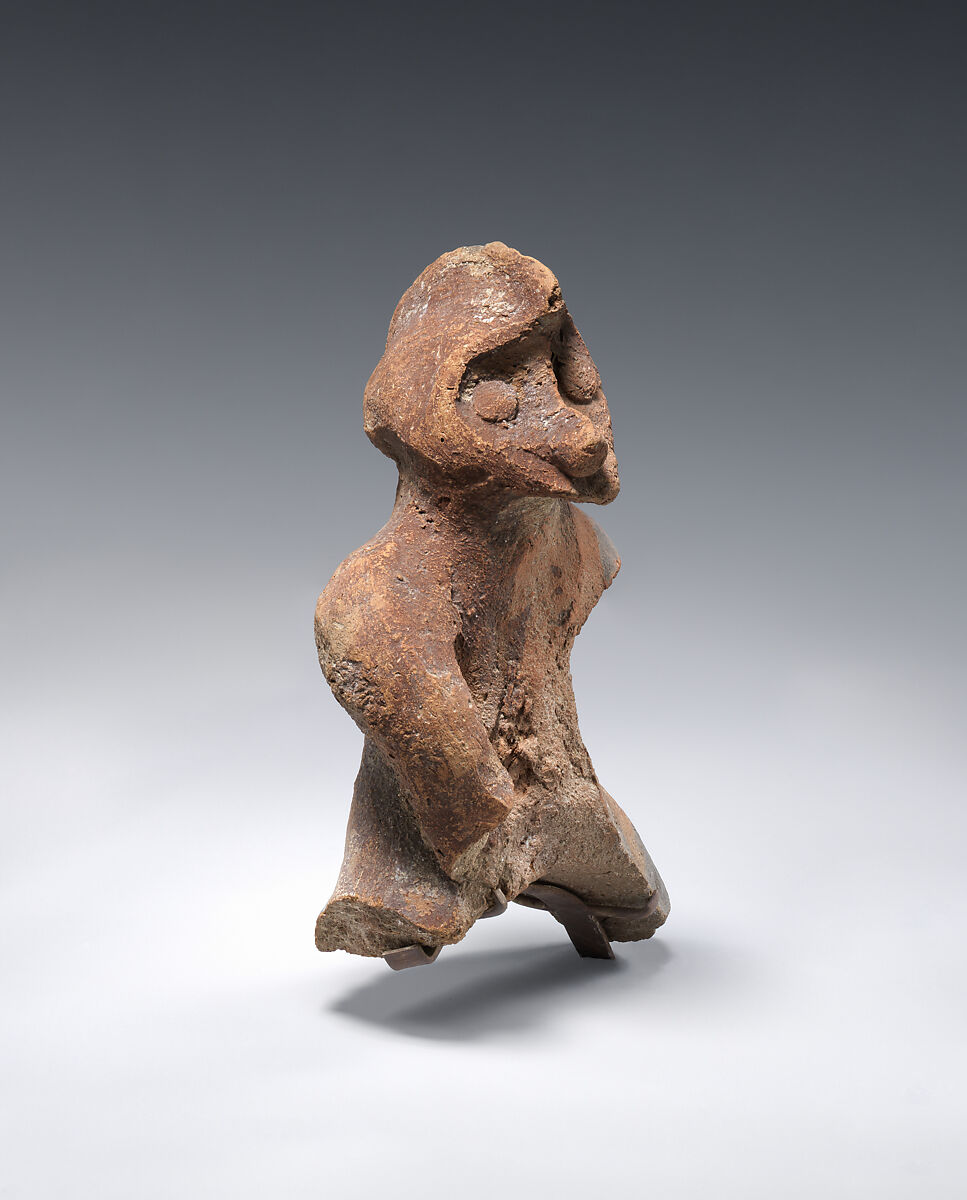 Figurine of a Man, Pottery; paint