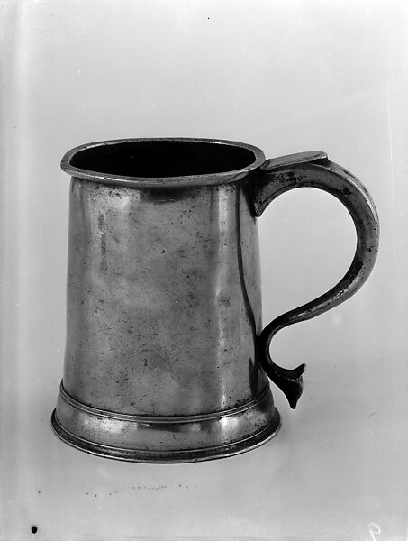 Pint Mug, R. B., Pewter, American 