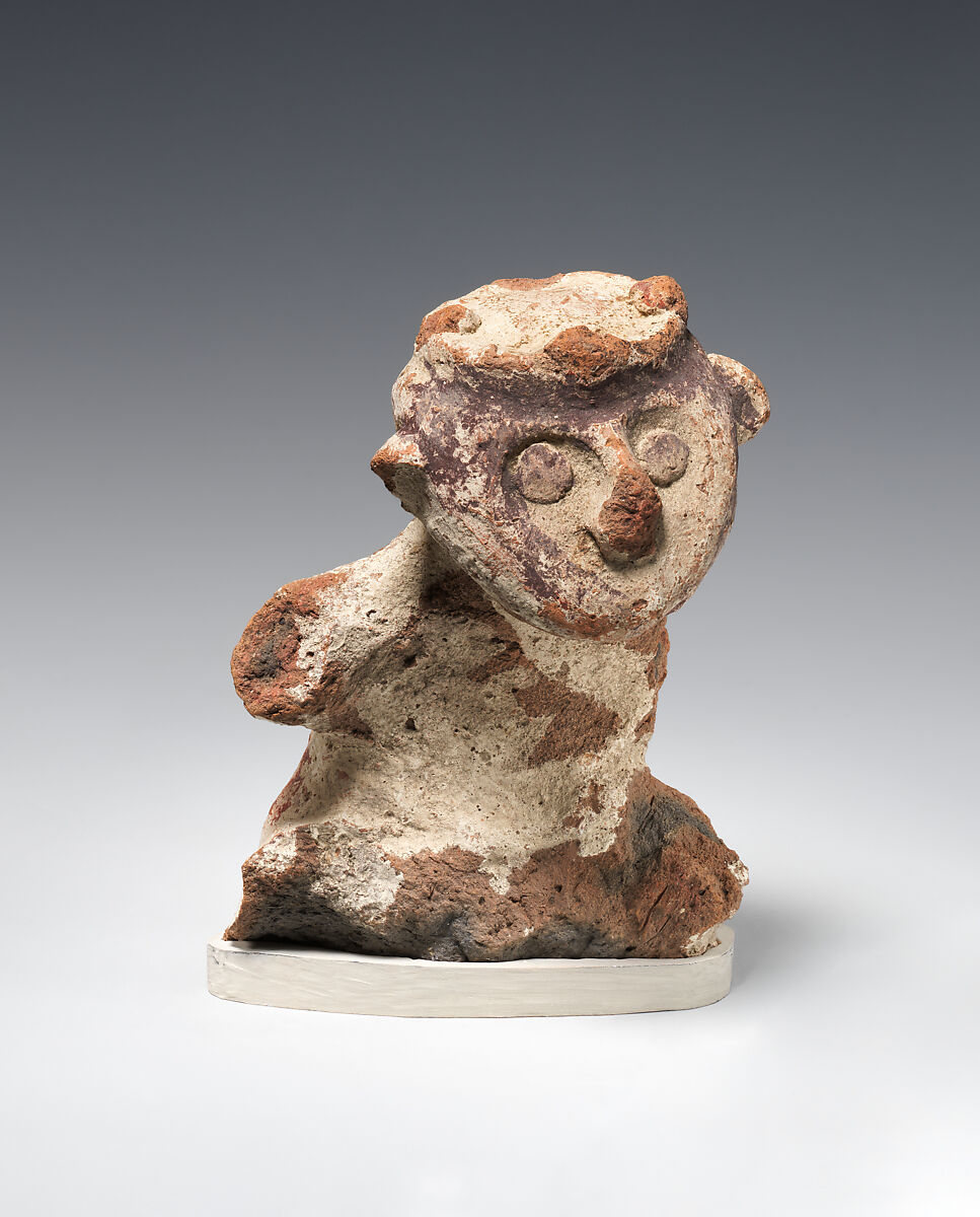 Human Figure, Pottery, paint 