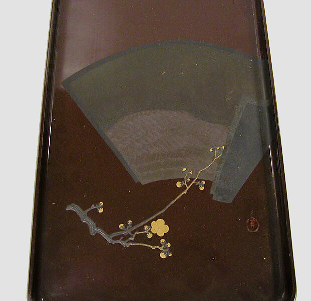 Tray, Lacquered by Shibata Zeshin (Japanese, 1807–1891), Lacquer, Japan