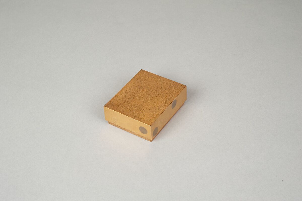 Incense Box, Nashiji lacquer, Japan