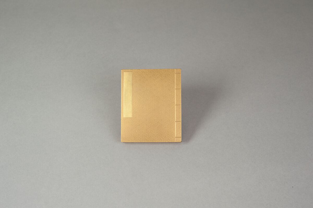 Incense Box, Nashiji lacquer, Japan