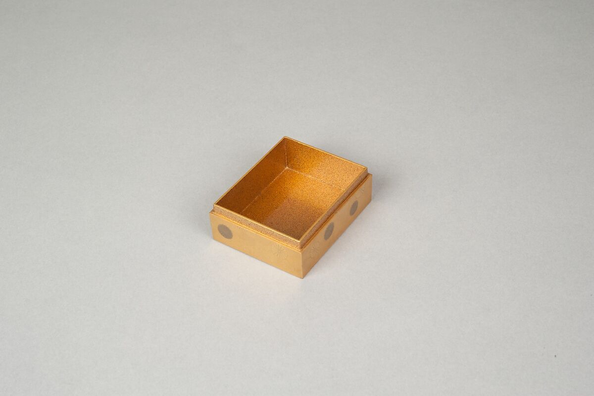 Incense Box, Nashiji lacquer, Japan
