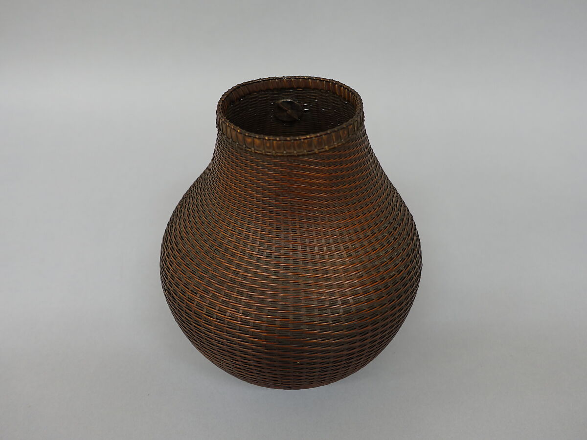 Gourd-Shaped Basket, Bamboo, Japan