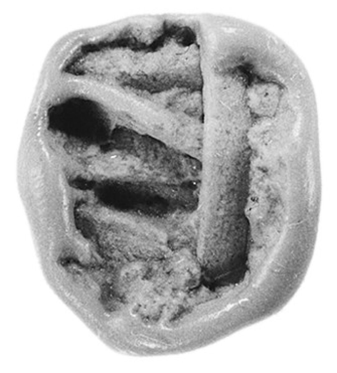 Sealing fragment, Clay (unfired)