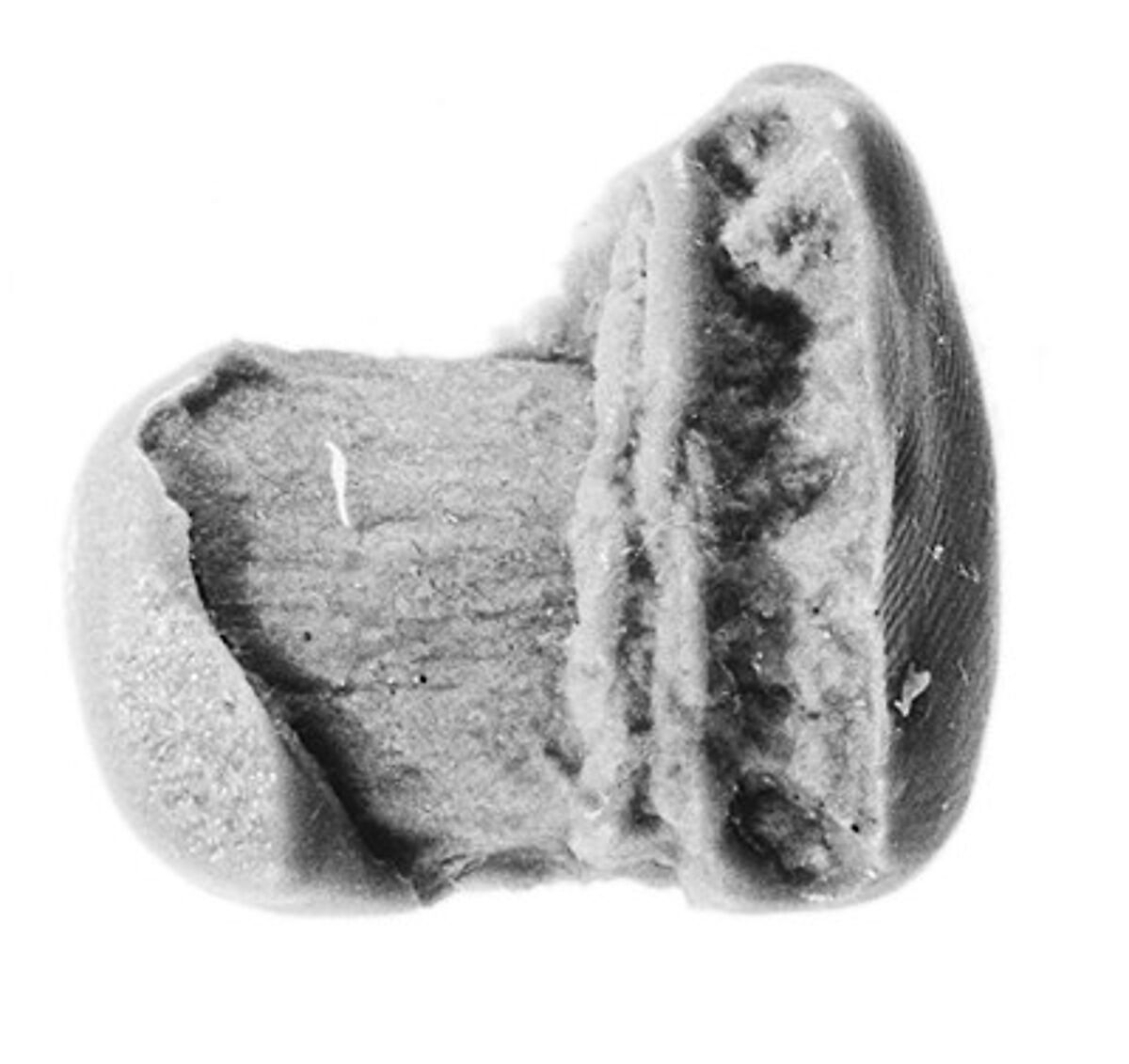 Sealing fragment, Clay (unfired)