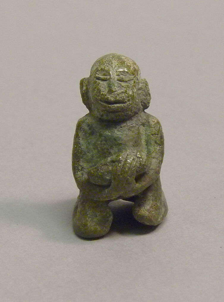 Squatting Figure, Bronze, Indonesia