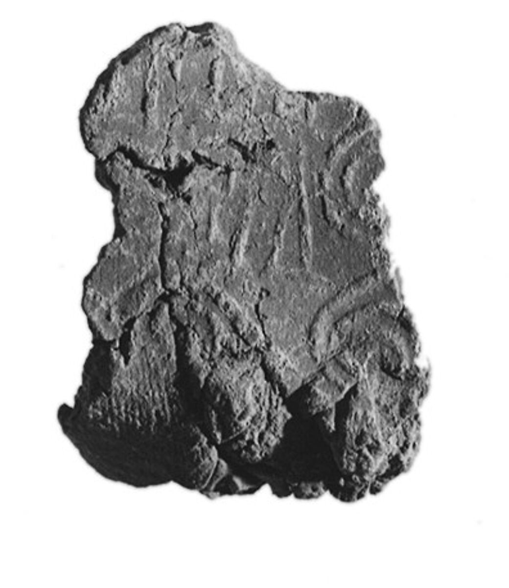 Sealing fragment, Clay (unfired) 