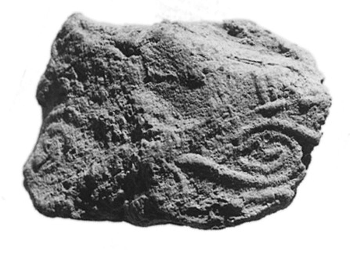 Sealing fragment, Clay (unfired) 
