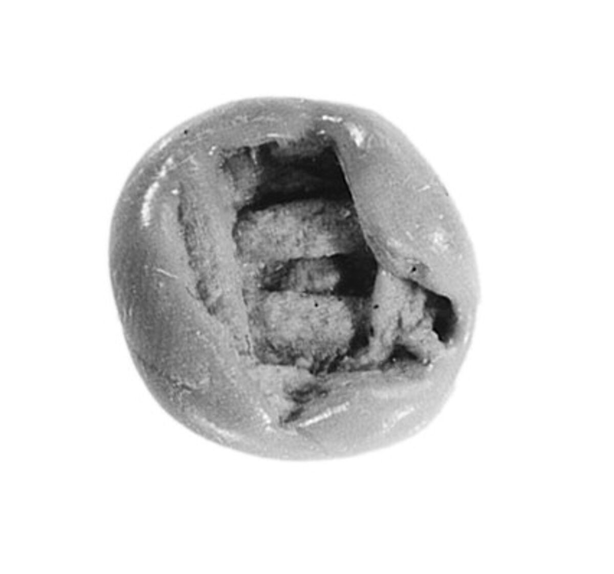 Sealing fragment, Clay (unfired)