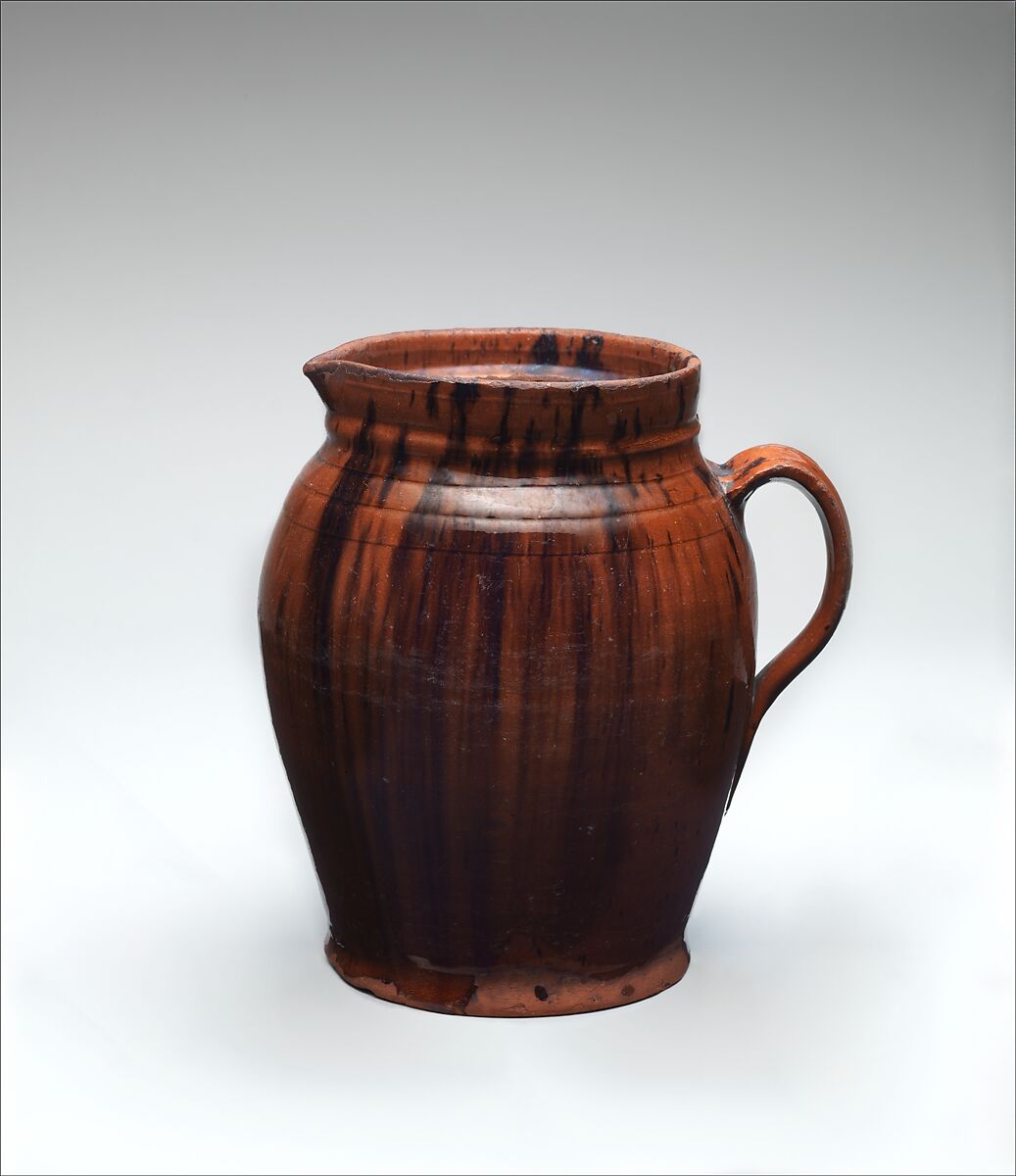 Pitcher, Earthenware, American 