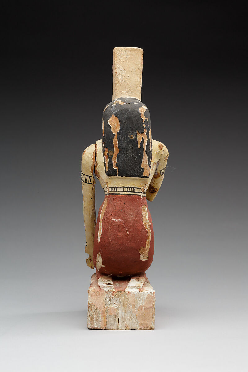 Mourning Isis, Wood, paste, paint