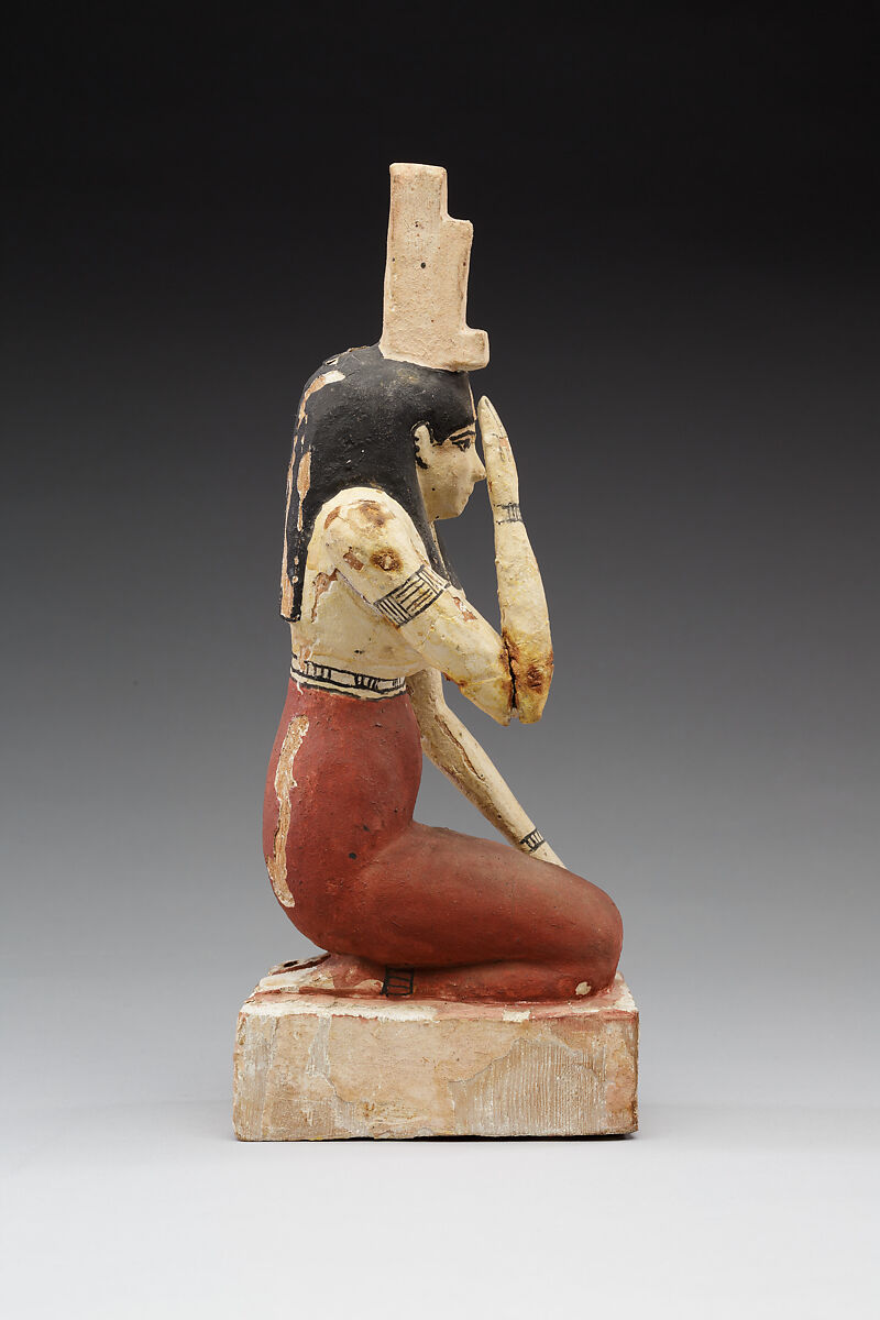 Mourning Isis, Wood, paste, paint