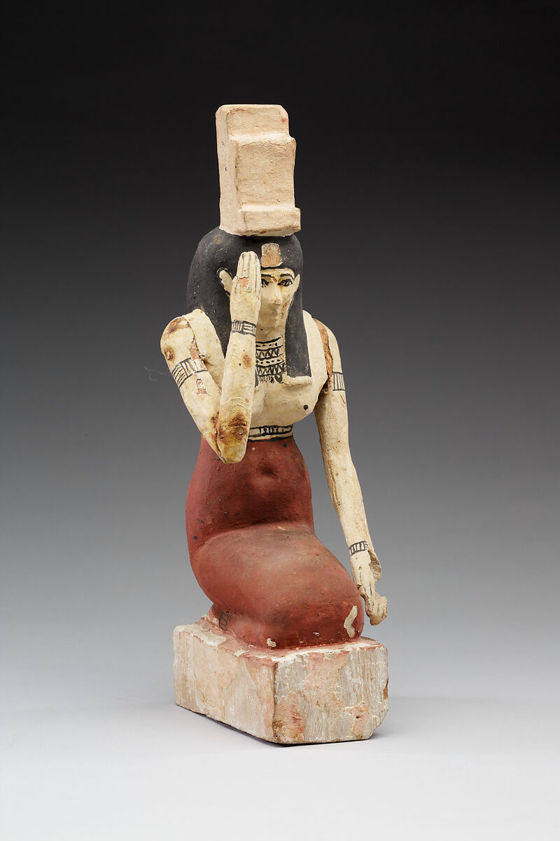 Mourning Isis, Wood, paste, paint