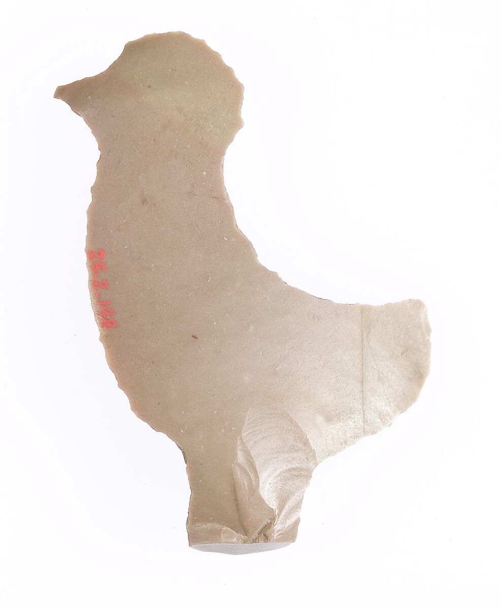 Flint shaped like a bird, Flint