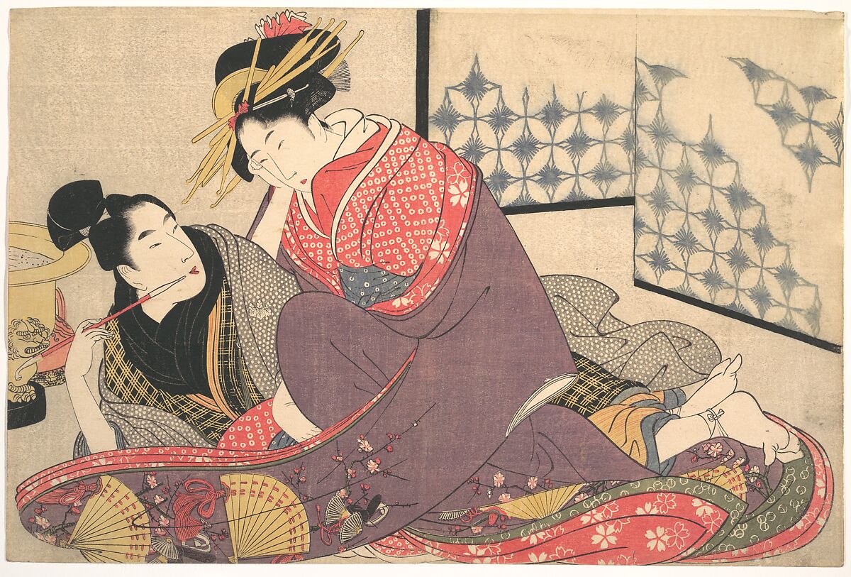 Kitagawa Utamaro Erotic Print Japan Edo Period 16151868 The Metropolitan Museum Of Art