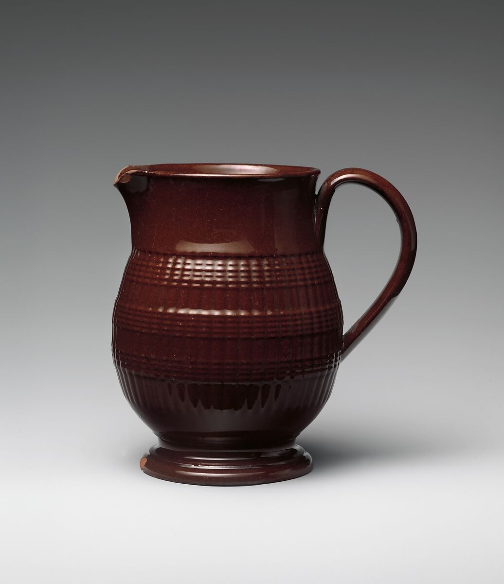 Pitcher, Probably earthenware, American 