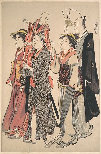 Ichikawa Danjuro V and His Family