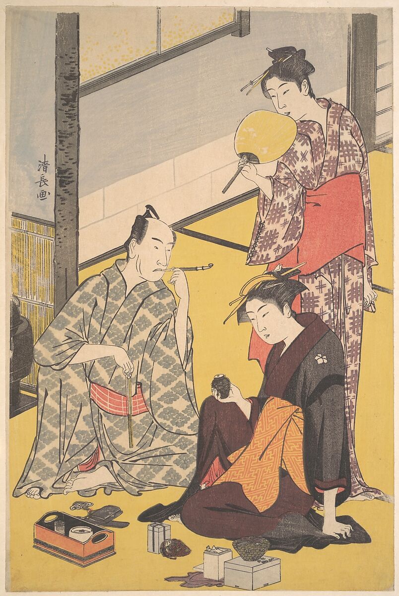The Kabuki Actor Matsumoto Kōshirō IV, Torii Kiyonaga (Japanese, 1752–1815), Woodblock print; ink and color on paper, Japan 