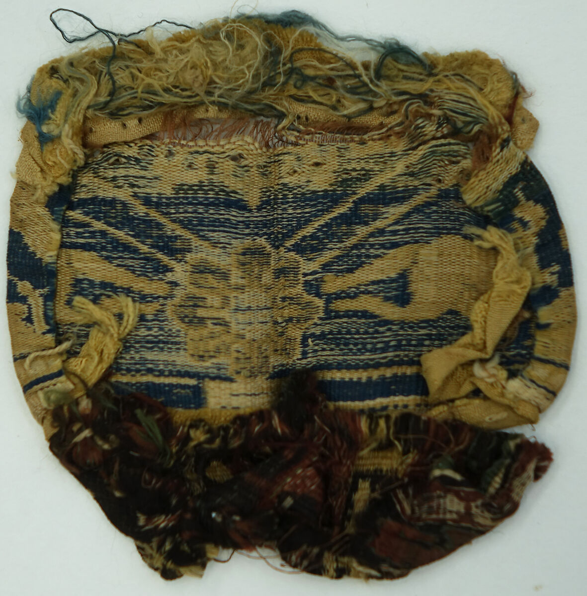Textile fragment, Warp-faced compound plain weave silk, China