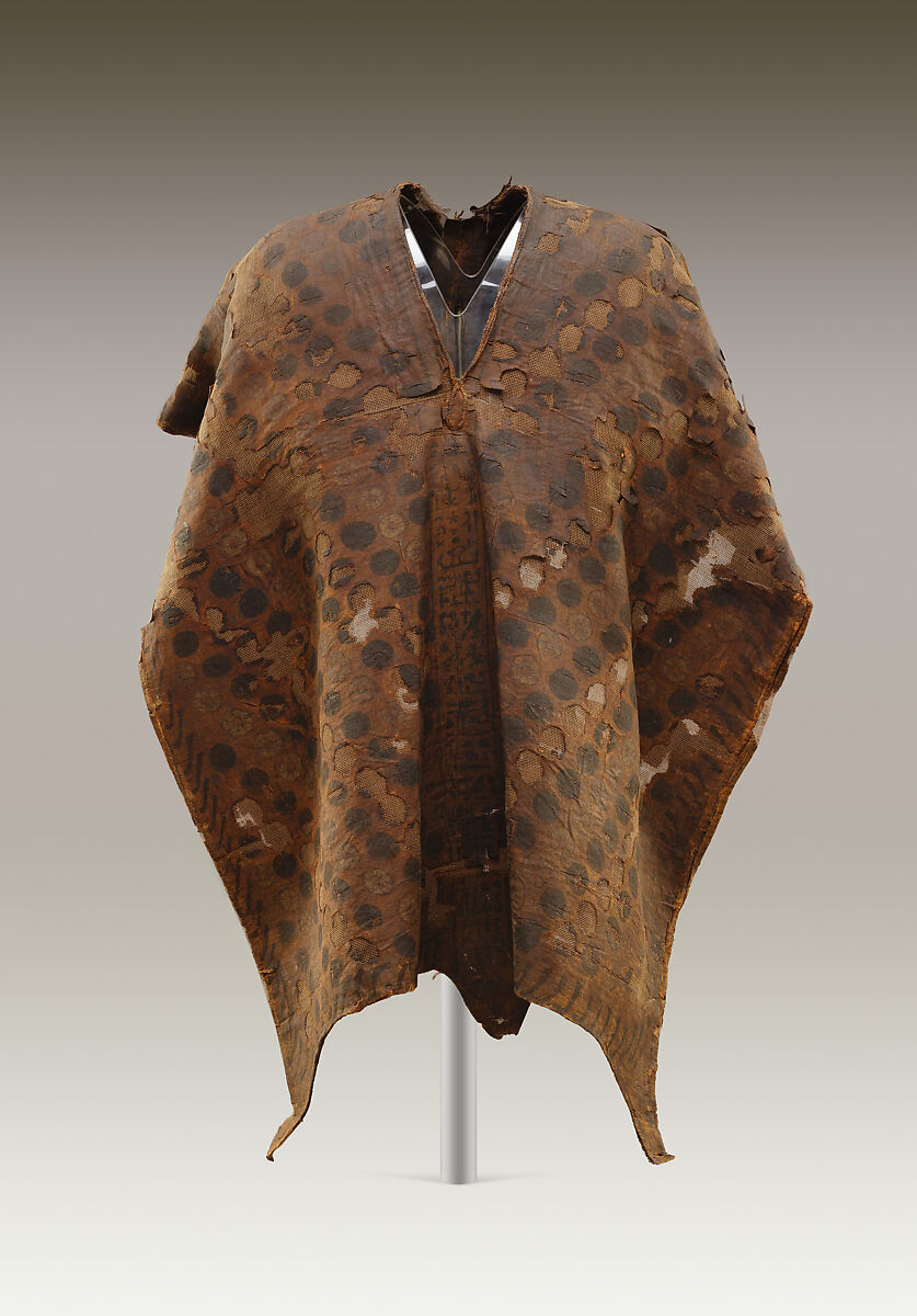 “Leopard-skin” robe of the priest, Harnedjitef, Linen, paint 