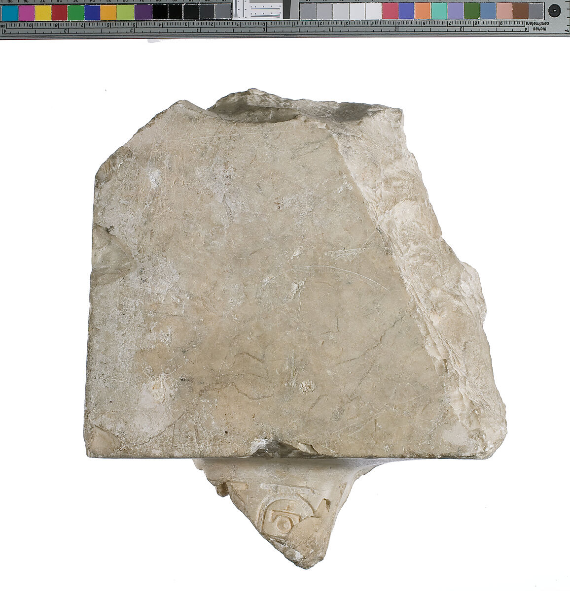 Offering table, hand, Indurated limestone