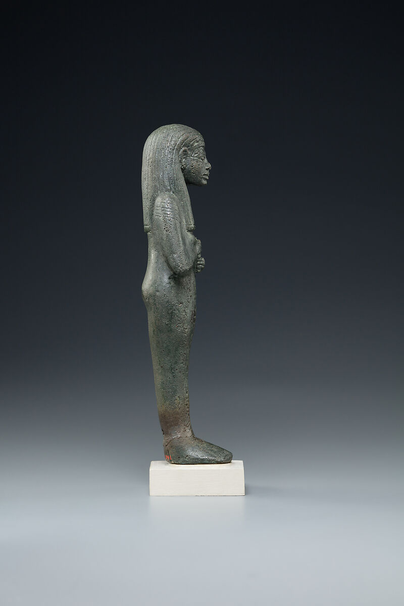 Shabti of Nakhtmin, Bronze or copper alloy