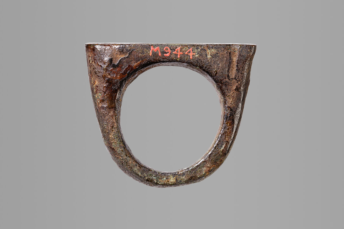 Ring of Seti II, Bronze or copper alloy
