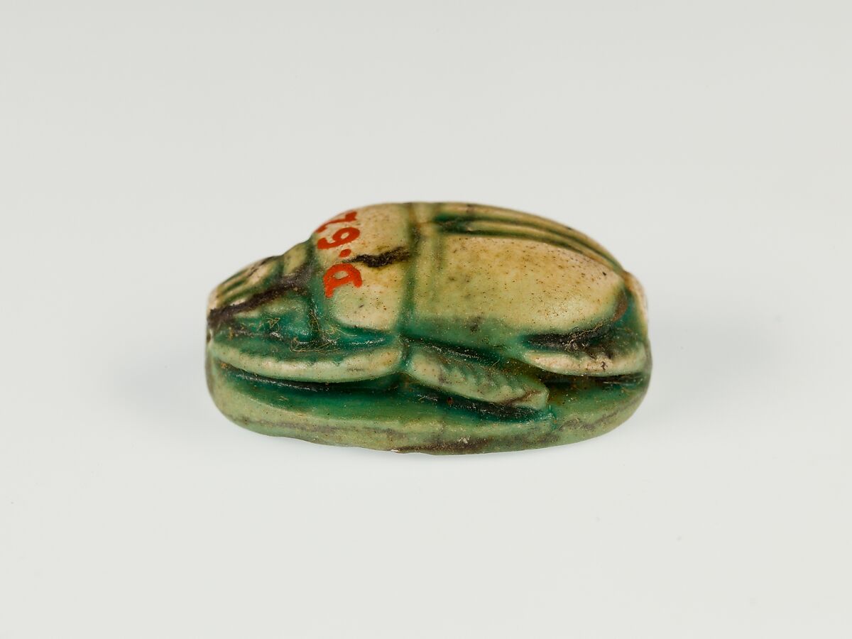 Scarab, Glazed steatite
