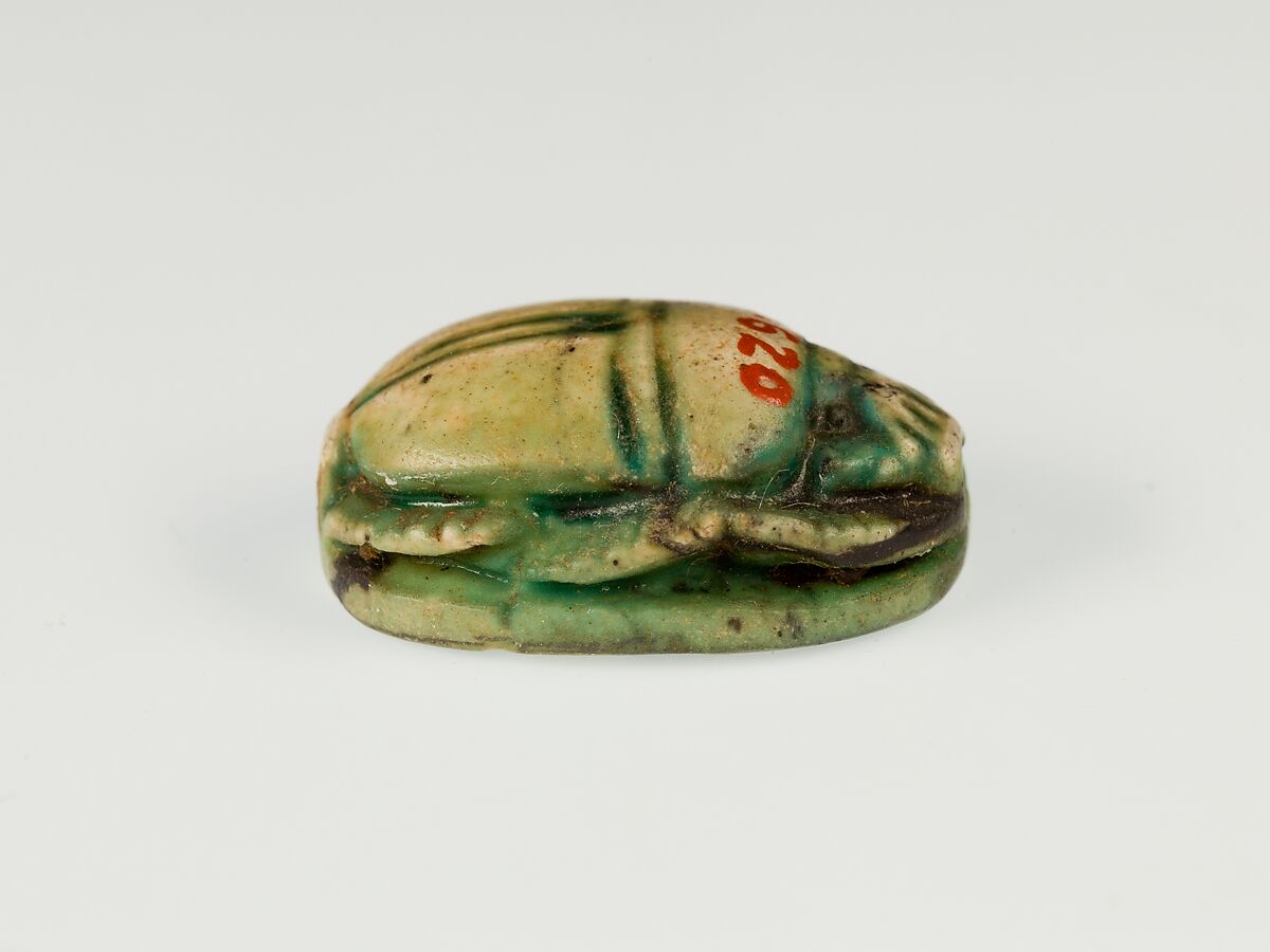 Scarab, Glazed steatite